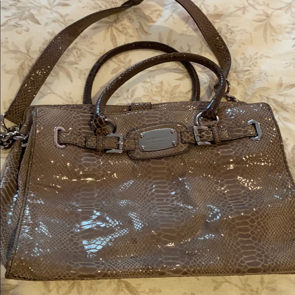 Michael Kors snakeskin bag